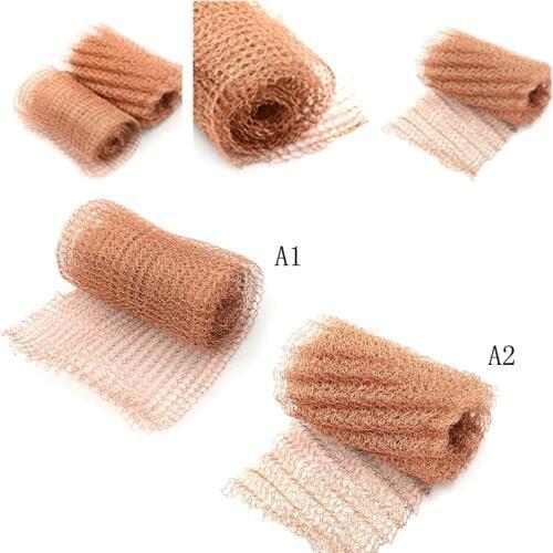 1 PC100mm Width Copper Corrugated Copper Mesh For Distillation Reflux Moonshine Brewing Pest Control