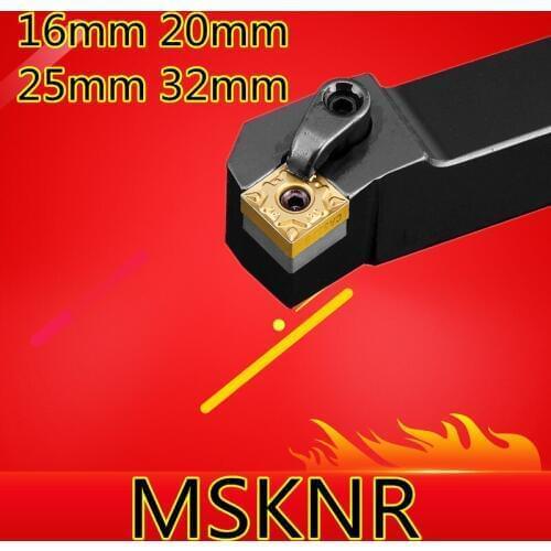 1PCS MSKNR1616H12 MSKNR2020K12 MSKNR2525M12 MSKNR3232P12 MSKNL1616H12 MSKNL CNC Lathe Cutting Tools External Turning Tool Holder