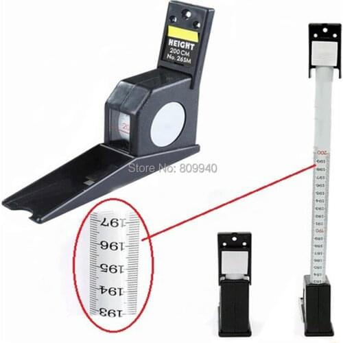 200 CM Two Colors Wall Mounted Height Rod Meter Stadiometers Growth Ruler Height Rod Height Chart