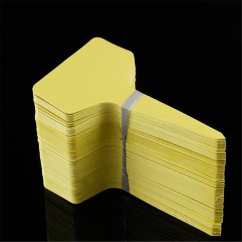 50PCS Plant Tags T Type Plant Markers Colorful Waterproof Label Nursery Garden Labels for Plant Pot Vegetable Seedling Tray
