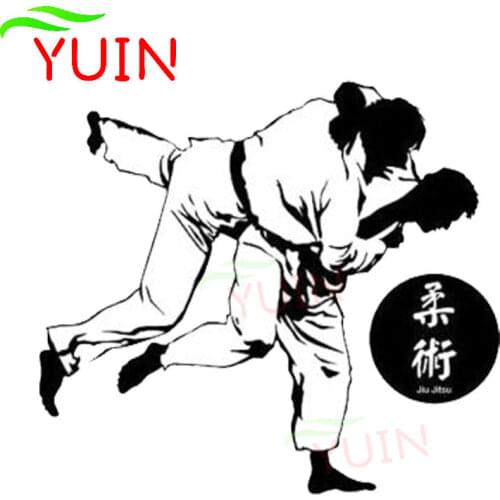 Car Sticker Creative Fashion Chinese Kung Fu Jiu-Jitsu Decals Auto Accessories Personality PVC Body Decoration Waterproof Decal