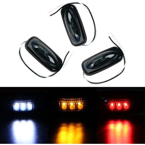 Auto Decoration Truck Side Light Marker Lamp 3LED Trailer Pickup Indicators Light Car-styling