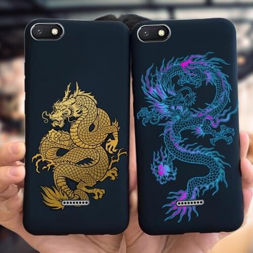 Cool Dragon Painted Case For Xiaomi Redmi 6A Case Soft Slicone Slim Back Cover For Xiomi Redmi 6 6A A6 Redmi6a Protective Fundas