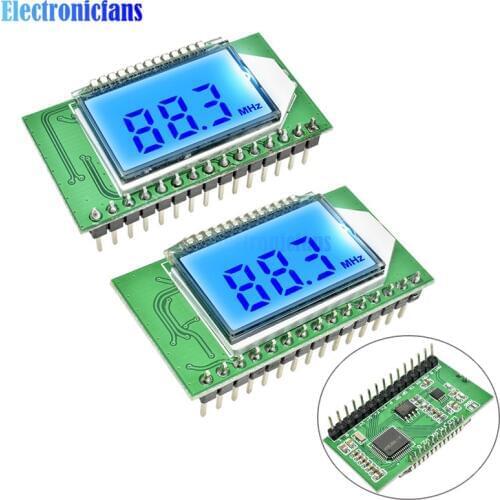 Diymore Digital FM Radio Transmitter/Receiver Module PLL LCD 87-108MHZ Wireless Microphone Stereo Board Digital Noise Reduction