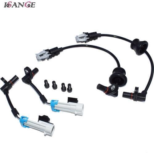 ISANCE Front & Rear X2 ABS Wheel Speed Sensor For Opel Antara Pontiac Torrent Saturn Chevrolet Equinox OEM# 96626078 96626080