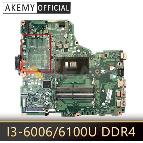 DAZ8VMB18D0 DA0Z8VMB8E0 For Acer E5-475 E5-476 E5-475G Z8V X16 X32 Laptop Motherboard W/ I3-6006/6100U DDR4 100% Fully Tested