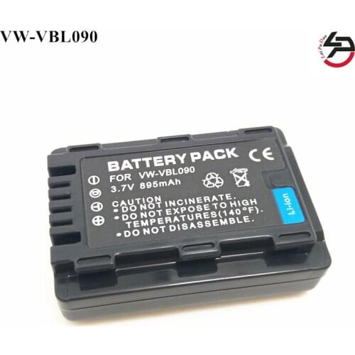 For Panasonic VW-VBL090 SDR-S50A SDR-S50N SDR-S50K VBK090 100% brand new Replacement Camera Battery 895mah