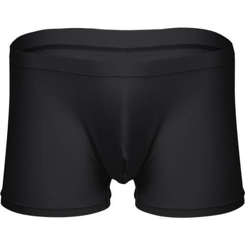 IEFiEL Male Mens Lingerie Boxer Briefs Shorts Underwear Underpants Men Thong Ice Silk Seamless Bikini Brief Swimwear Panties