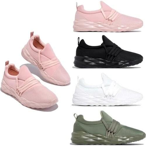 Womens Casual Single Shoes Flat-soled Lace-up Sneakers Walking Running Shoes Casual Breathable Non Slip Gym Sport Shoes