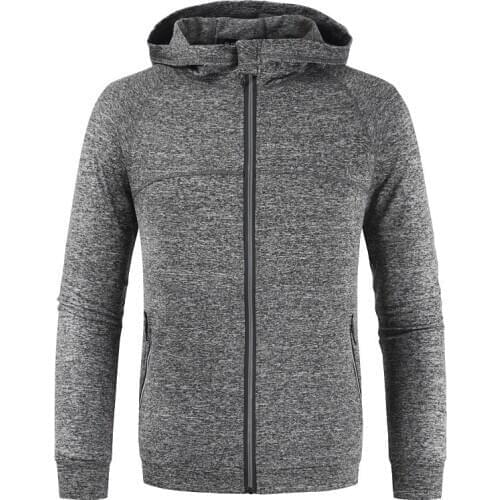 Zipper Hooded Mens Running Jacket Gym Fitness Jackets Sportswear Cortavientos Running Hombre Men’s Cycling Jacket Hoodies Man