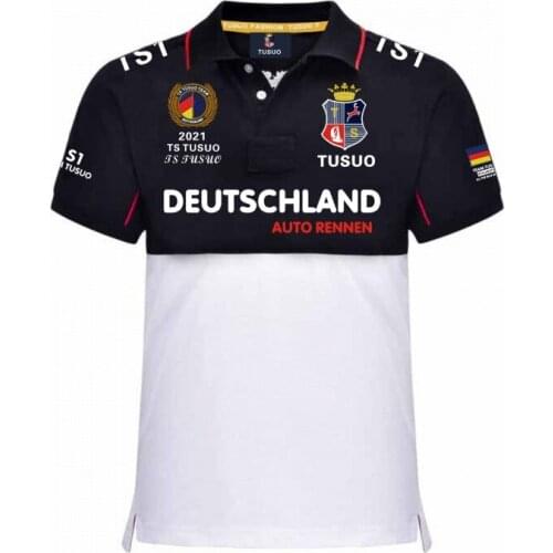 2021 Summer Large-scale Foreign Trade Cotton Short-sleeve Fashion POLO Shirt Mens T Shirts Men Customized with Own Logo