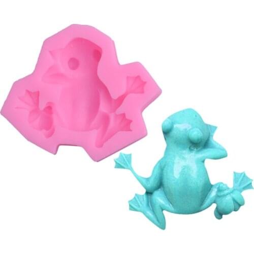 Frog Aromatherapy Plaster Epoxy Resin Mold Handmade Soap Silicone Mould DIY Crafts Jewelry Decorations Casting Tool
