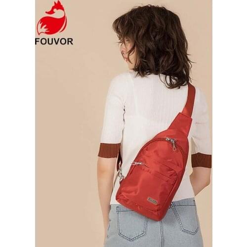 Fouvor Male Shoulder Bags Oxford Crossbody Bags Men Anti Theft Chest Bag School Summer Short Trip Messengers Bag New Arrival