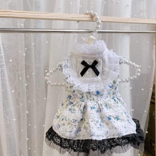 Custom High-end Pet Hand-made Clothes Custom Yorkscha Marzis Than Bear Teddy Dog Summer Dress Thin Princess Dress Jumpsuit