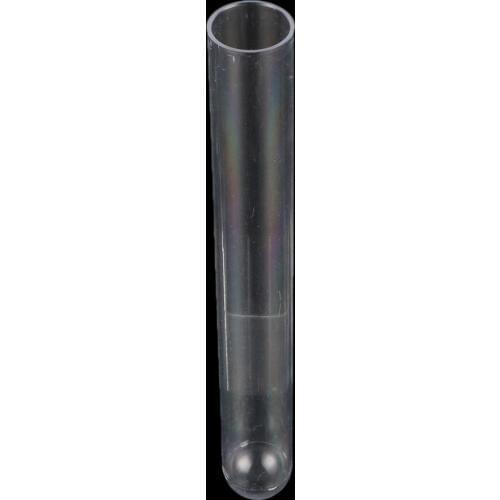 10 Pcs Transparent Hard Plastic Test Tube Release Tube Benzene Sampling Tube without Cap Disposable School Laboratory Supplies