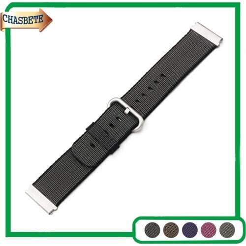 Nylon Watch Band for Patek Philippe Blancpain 22mm Belt Wrist Strap Loop Bracelet Black Brown Grey Pink Purple + Spring Bar