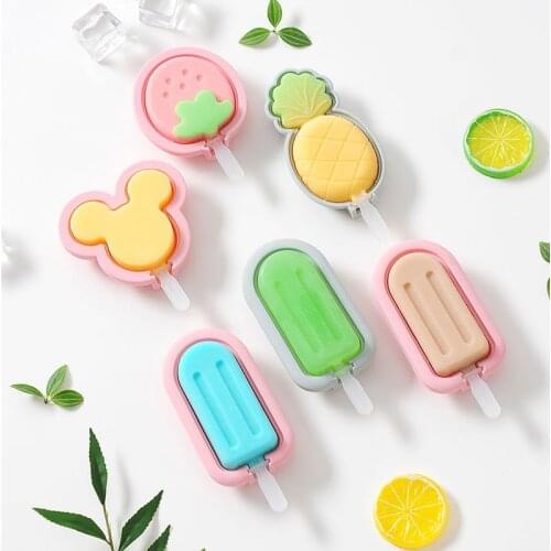 Silicone popsicle popsicle mold with lid ice mold homemade DIY ice cream mold ice cube popsicle ice cube mold