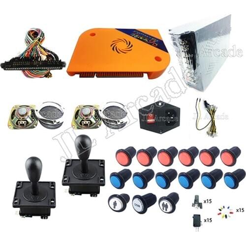 Pandora BOX 9D 2222 Games DIY Arcade Bundles Kits Parts With Power Supply Jamma Harness Joystick LED button