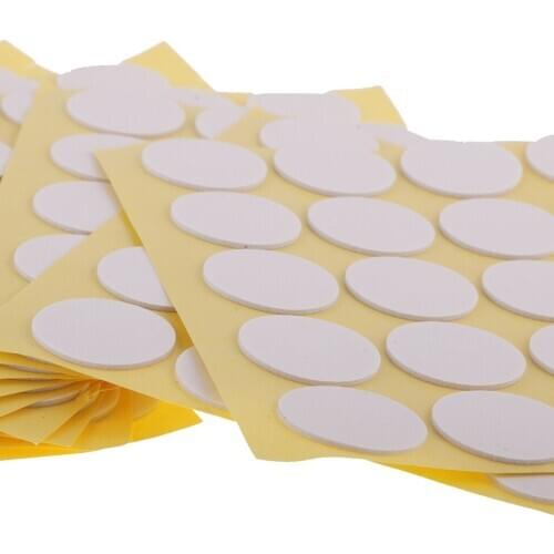 100 Pieces Candle Wick Stickers Double-sided Foam Dots for Candle Making 20mm Diameter, for DIY Tealights Decorative Candles