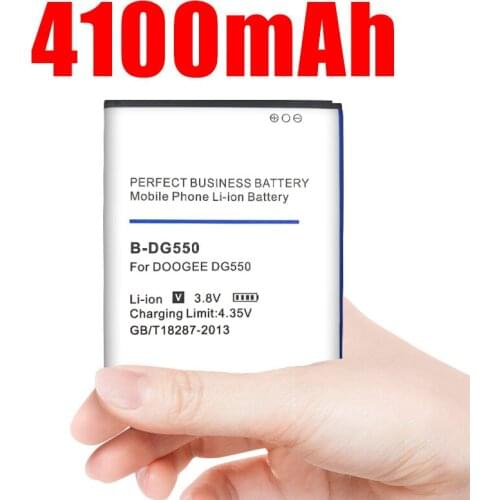 4100mAh B-DG550 DG550 Battery for Doogee Dagger DG550 Replacement Batteries High Quality