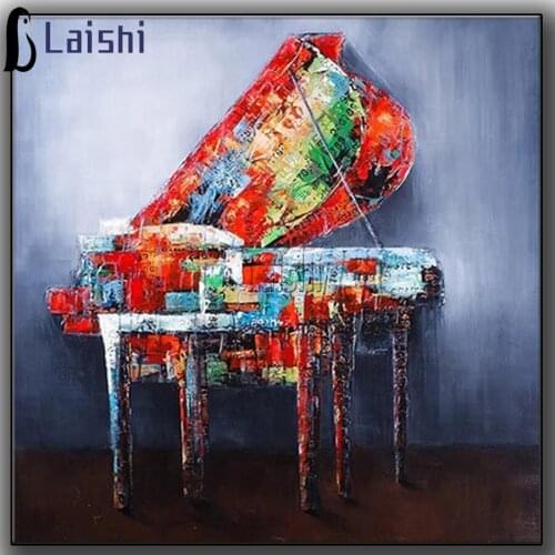 Diamond Painting 5d Diy Graffiti Piano Full Drill Round Embroidery Sale Pictures With Rhinestones Hobby Handmade Room Decor
