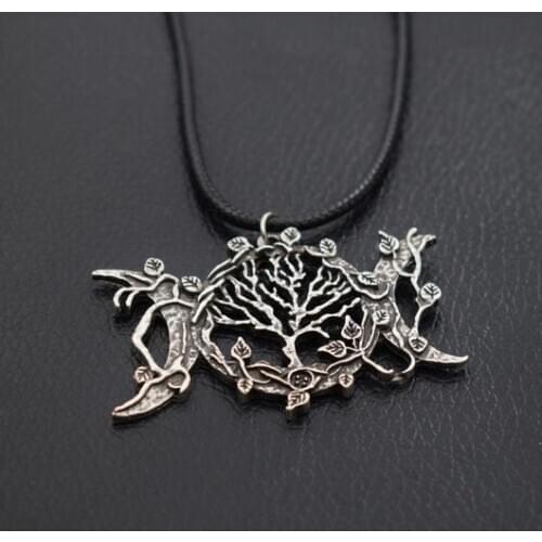 12pcs Peace Tree of Life Necklace Charms Amulet Fashion Women Men Jewelry