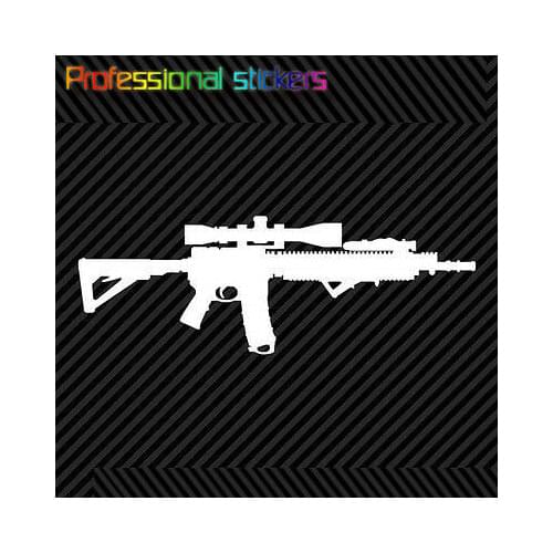 AR15 M16 Sticker Die Cut Decal Self Adhesive Vinyl Ar-15 M-16 2a #5 Stickers for Motos, Cars, Laptops, Phone
