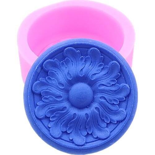 Great-Mold Round Handmade Silicone Mold DIY Soap Molds Food Grade Cake Chocolate Mould