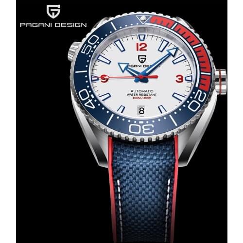 PAGANI DESIGN Classic Luxury Men Mechanical Wristwatch Ceramic Bezel NH35A Top Brand Sapphire Glass Waterproof Automatic Watch