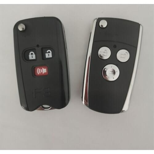 DAKATU Modified 3 Buttons Key Case For BYD F3 F3R Folding Flip Remote Key Shell Car Key Blanks