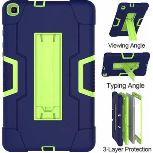 Case For Samsung Galaxy Tab 8.0 inch 2019 SM-T290 SM-T295 Cover Coque Shockproof Armor Heavy Duty Silicone Stand kids safe case