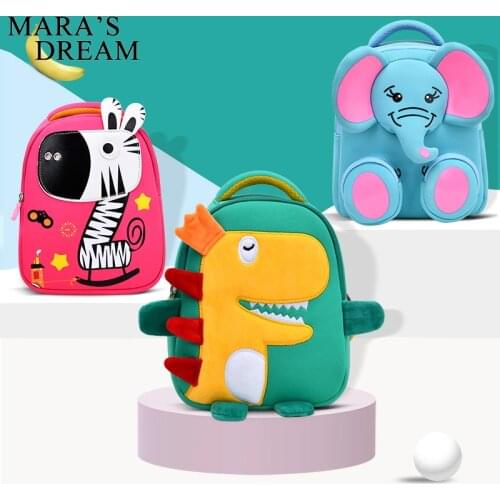 Maras Dream Children School Bags 3D Dinosaur Cartoon Kids Bag Cute Toddler School Boys Backpack Kindergarten Mochila Infantil