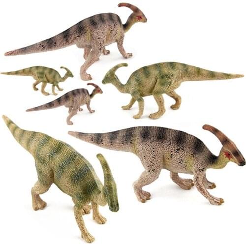 Jurassic Dinosaur World Park PCV Parasaurolophus Action Figures Painted Simulation Model Toys Educational Children Gift