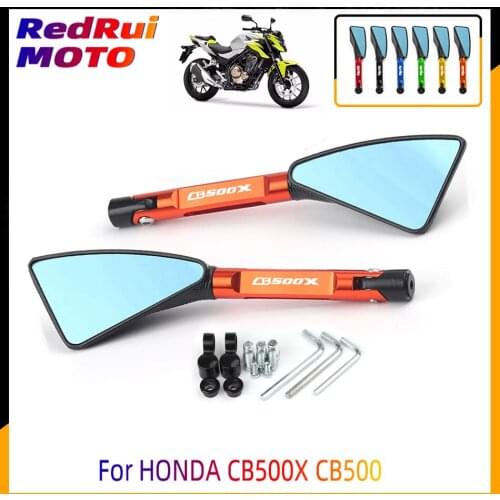 For HONDA CB500X CB500 CB-500X Aluminum CNC Motorcycle Side Mirror rearview Mirrors Motorcycle Accessorie