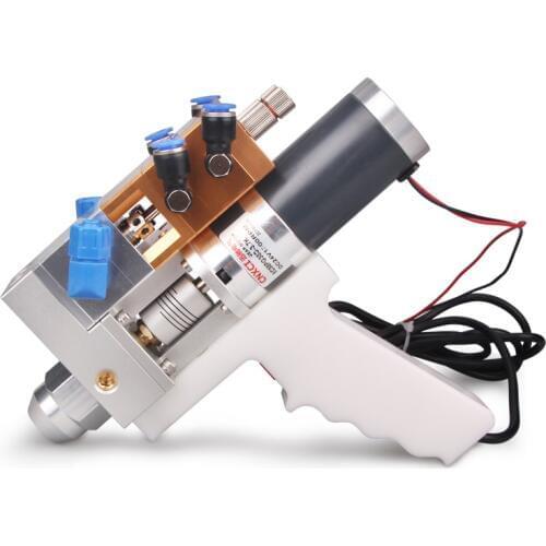 Electric stirring AB double liquid valve manual butt dispensing valve back suction type two component ab glue micro adjustment