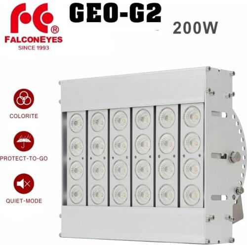 Falcon Eyes GEO-G2 200W Giant Professional LED Fotografia Studio Light Waterproof Photo Continuous Lighting For Video/Stage