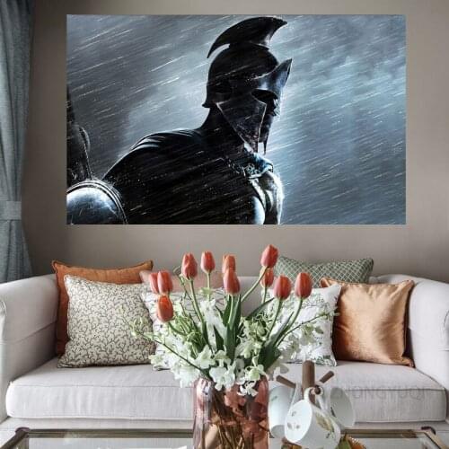 Spartan Warriors Art Poster PrintDetective Inspirational Movie Pictures Living Room Decor