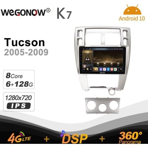 K7 Ownice 2 Din Android 10.0 Car Multimedia radio for Hyundai Tucson 2005 - 2009 With 8 Core Support External Microphone Spdif