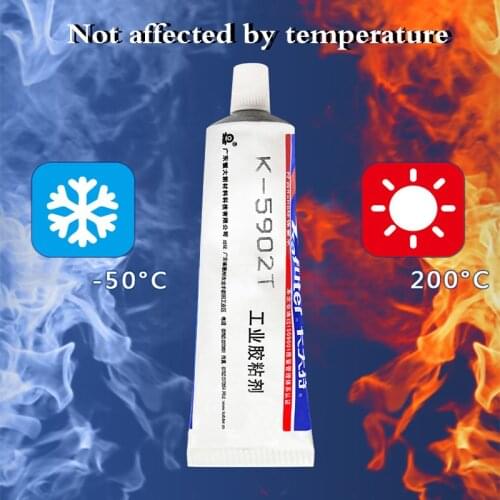 Kafuter K-5902T Transparent Organic Potting Industrial Silicone Electronic Components LED Hard Light Bar Waterproof Adhesive