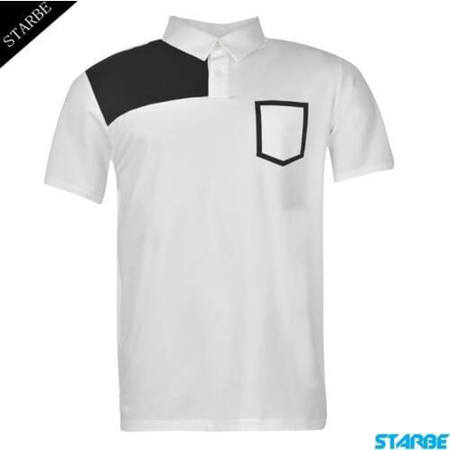 Cool dry golf mens shirt with custom brand