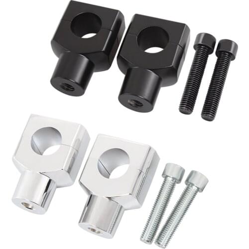 Motorcycle 1" 25mm Handlebar Handle Bar Adapter Risers Clamp Mounts For Honda Shadow 750 VTX 1300 For Yamaha V-Star 650 1100