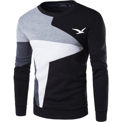ZOGAA 2021 Sweaters Men New Fashion Seagull Printed Casual O-Neck Slim Cotton Knitted Mens Sweaters Pullovers Men Brand Clothing