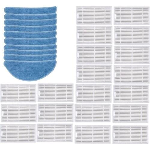 HEAP Filter Mop Cloth for Chuwi Ilife V5S V5 Pro X5 V3L V5 V3S V3S Pro V50 Robotic Vacuum Cleaner Parts