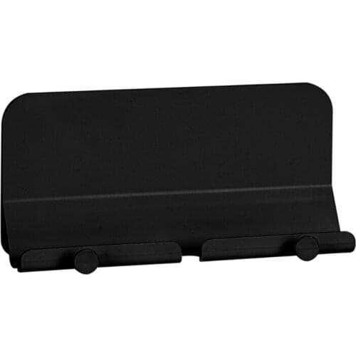 Wall Mount Phone Holder Stand with Charging Hole Self-Adhesive Key Rack Shelf