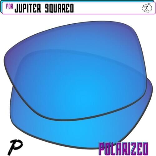 EZReplace Polarized Replacement Lenses for - Oakley Jupiter Squared Sunglasses - Blue P