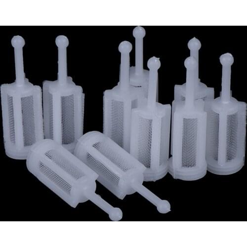 10Pcs/Set Plastic Gravity Type Spray Gun Spray Filter Pot Diameter 11mm Length 36mm