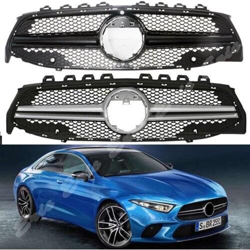 Front Racing Grille Car Upper Bumper Billet Facelift Grill Fit For Mercedes-Benz W118 CLA Class 2020 2021 AMG