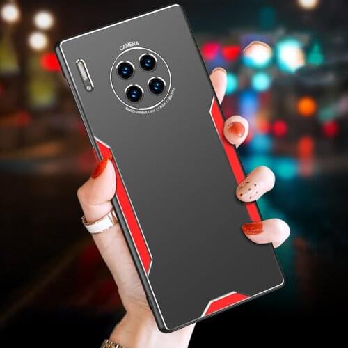 Luxury Metal Phone Case For Huawei Mate 20X 9 10 20 30 Lite 40 P10 Pro Plus Y8P Y9A Y9S Cover For Honor View 10 20 30 Pro Case
