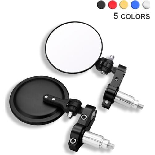 Motorcycle Universal Rearview Mirror Handle Bar Ends 7/8" Mirrors For Honda vtx 1300 CBR650F cbr 650f CB650F CBR1000RR VTX1300