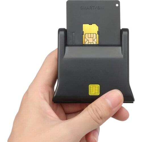 USB Smart Card Reader Memory IC for ID Bank Card EMV ATM CAC DNIE SIM Cloner Connector Adapter for PC Computer